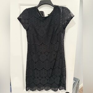 Short Black Lacey Dress